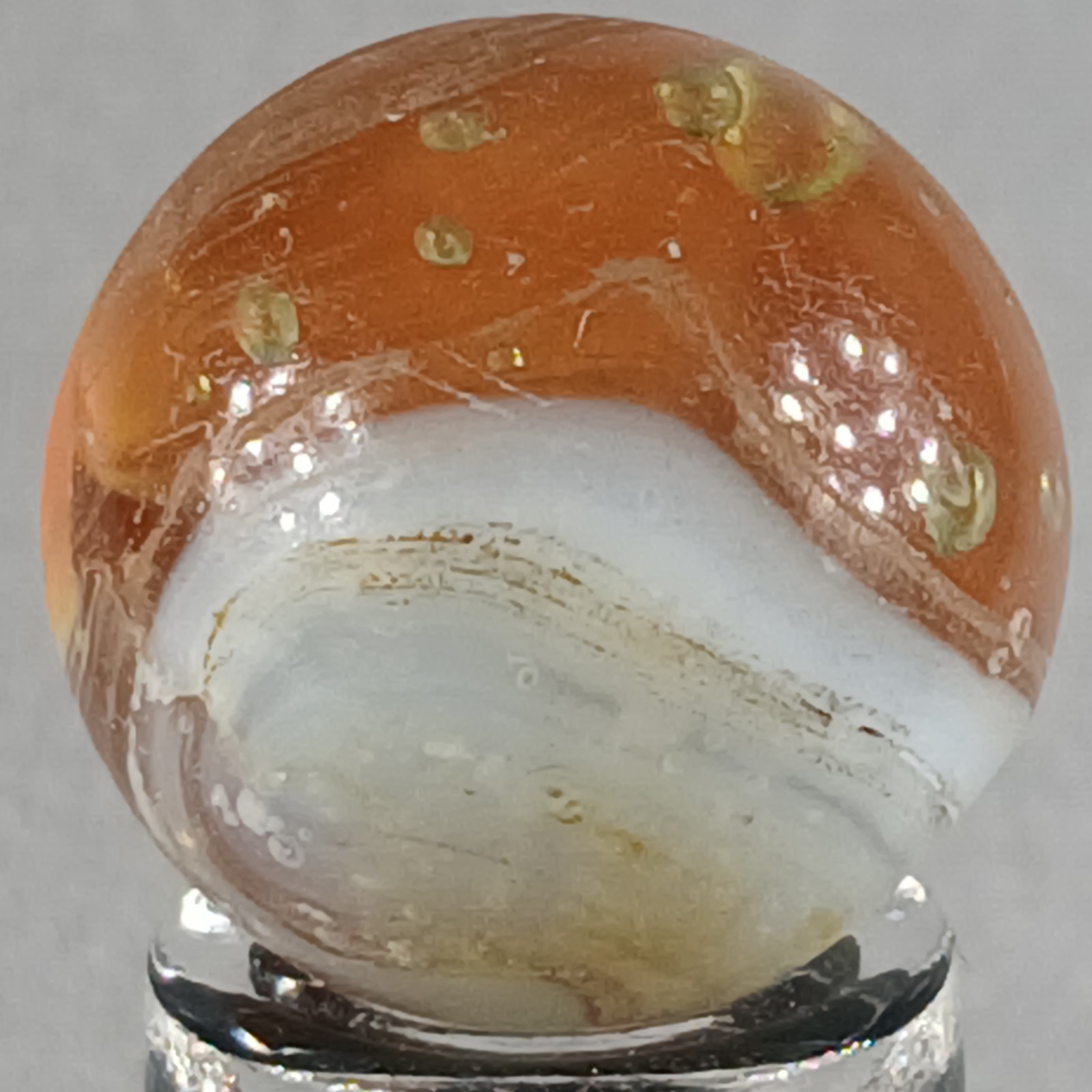 Vintage Vitro Conqueror Marble .61 Inches Near-Mint Condition Combined Shipping