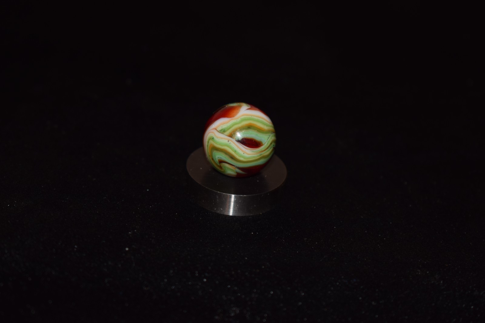 💥JABO🤠West virgina Marble Collectors Club Run 👽Aventure Size .703″=45/64 Mint