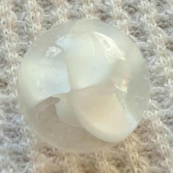 5/8″ MK 4 Vane Fat Core Snow Flake Catseye Marble In Mint Condition