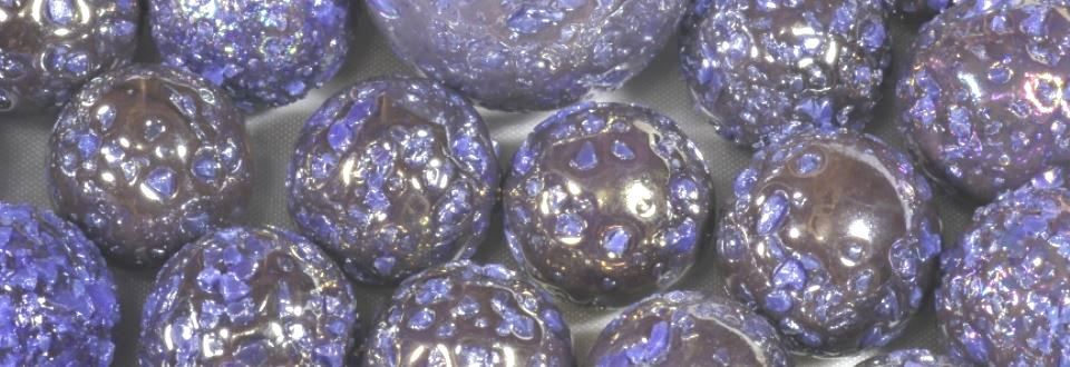 Bulk PK of 100 Asteroid 16mm Glass Mega Marbles Players Vacor Current Edition