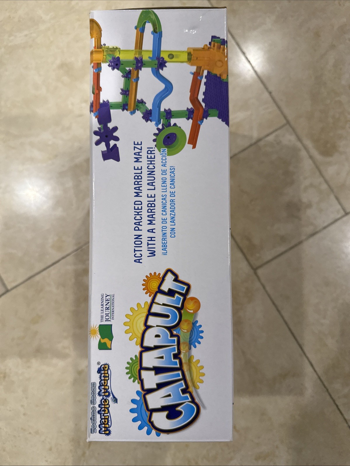 New – The Learning Journey Techno Gears Marble Mania – Catapult 3.0: 80+ Pcs