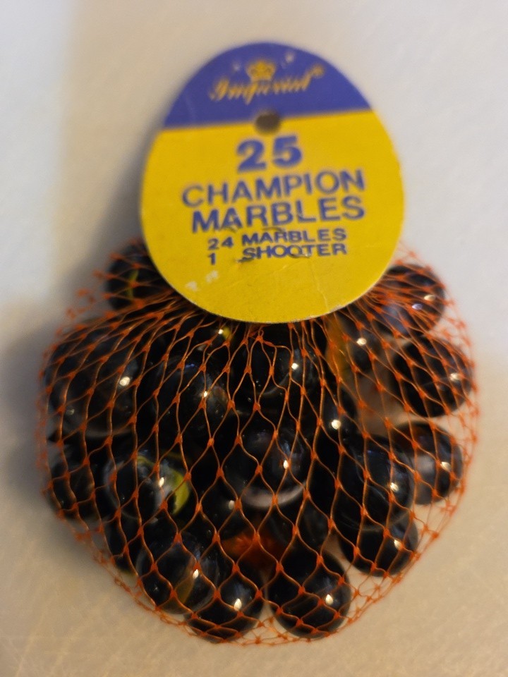 Imperial Champion Glass Marbles 24 + 1 Shooter