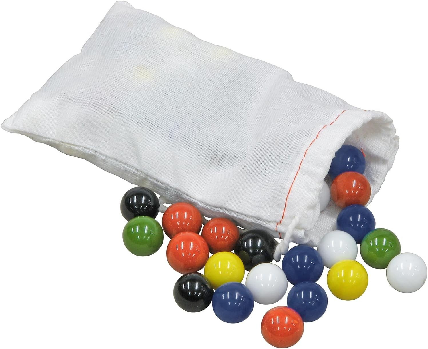 Marbles for Chinese Checkers, 60 Pc, 10 Each of 6 Colors – Made in USA.
