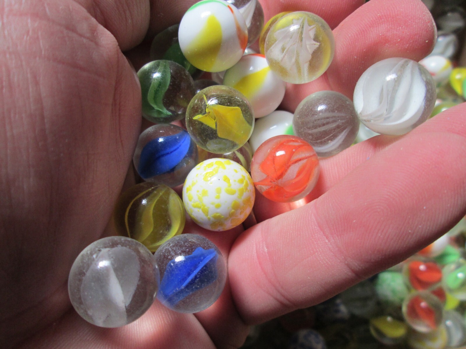 Bulk Wholesale Glass Marbles by the Pound! ONLY $4.99 per lb.5/8 INCH