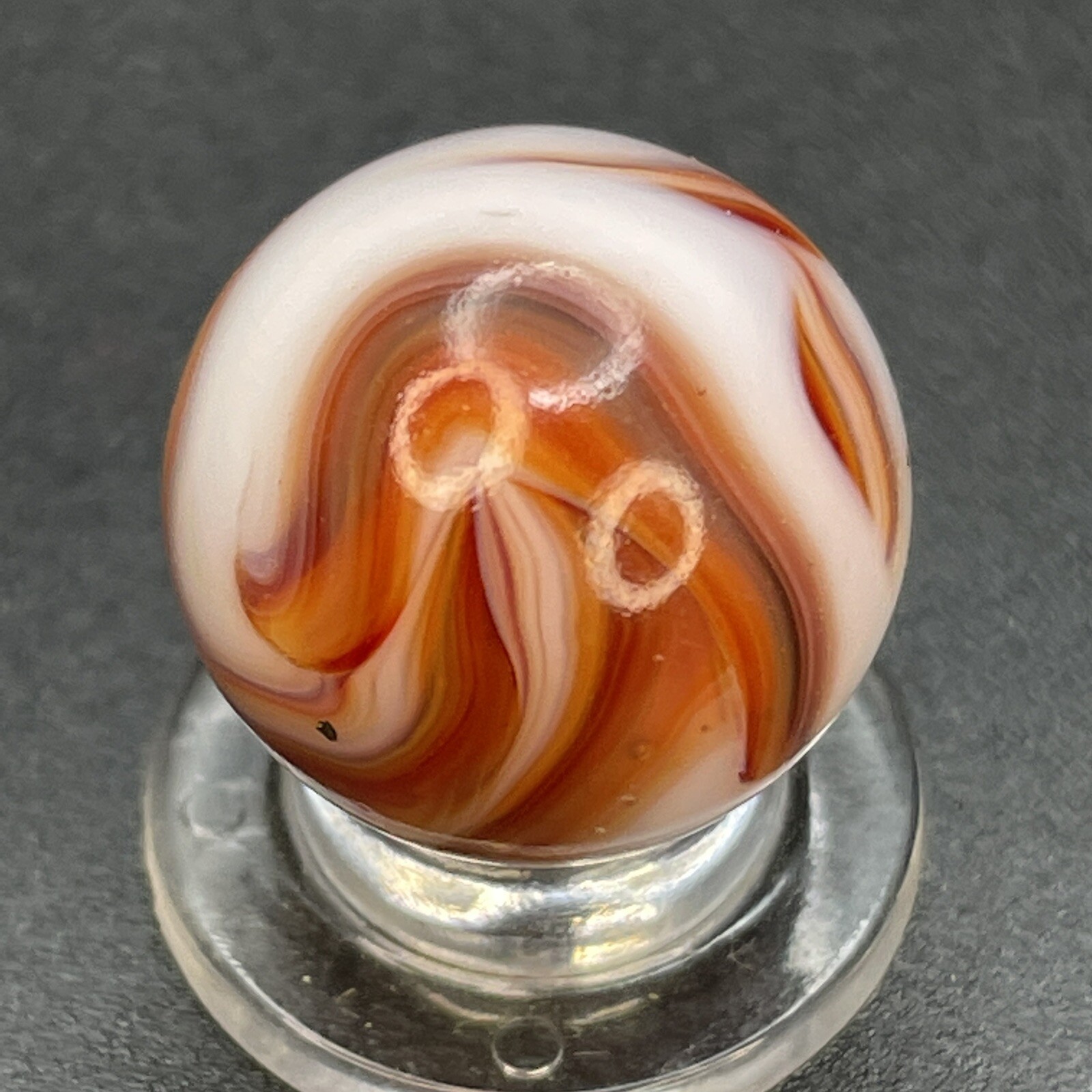 Alley Swirl Marble West Virginia Swirl Marble Vintage Marbles 0.669”
