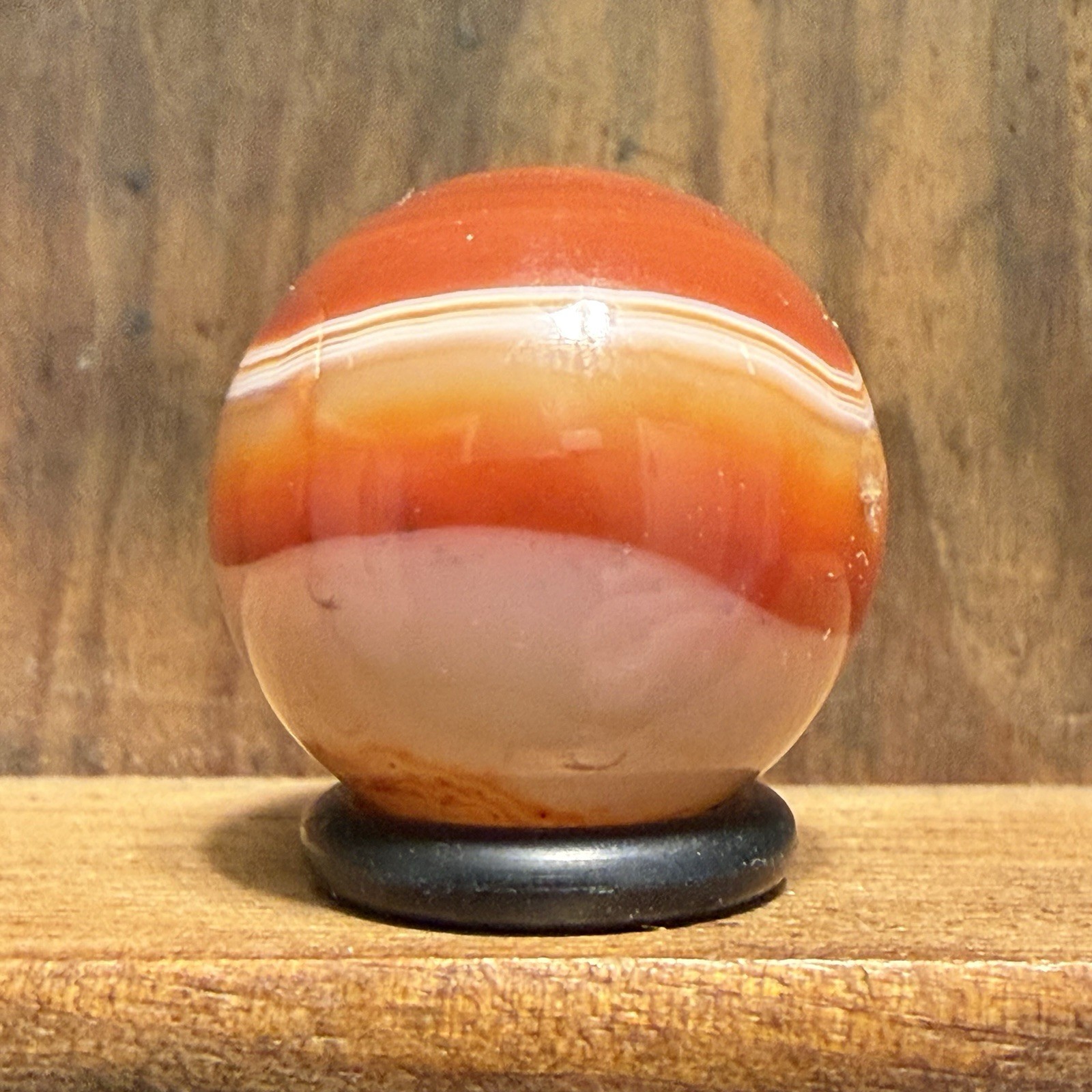 Antique Handcut Agate Marble 3/4” Near Mint(-) | 265