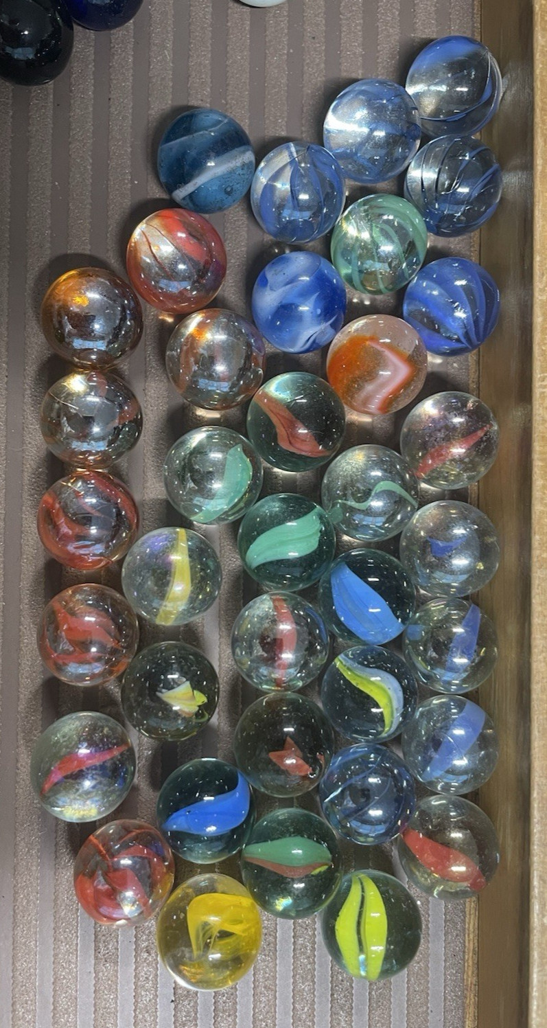 109 Vintage Marbles Lot