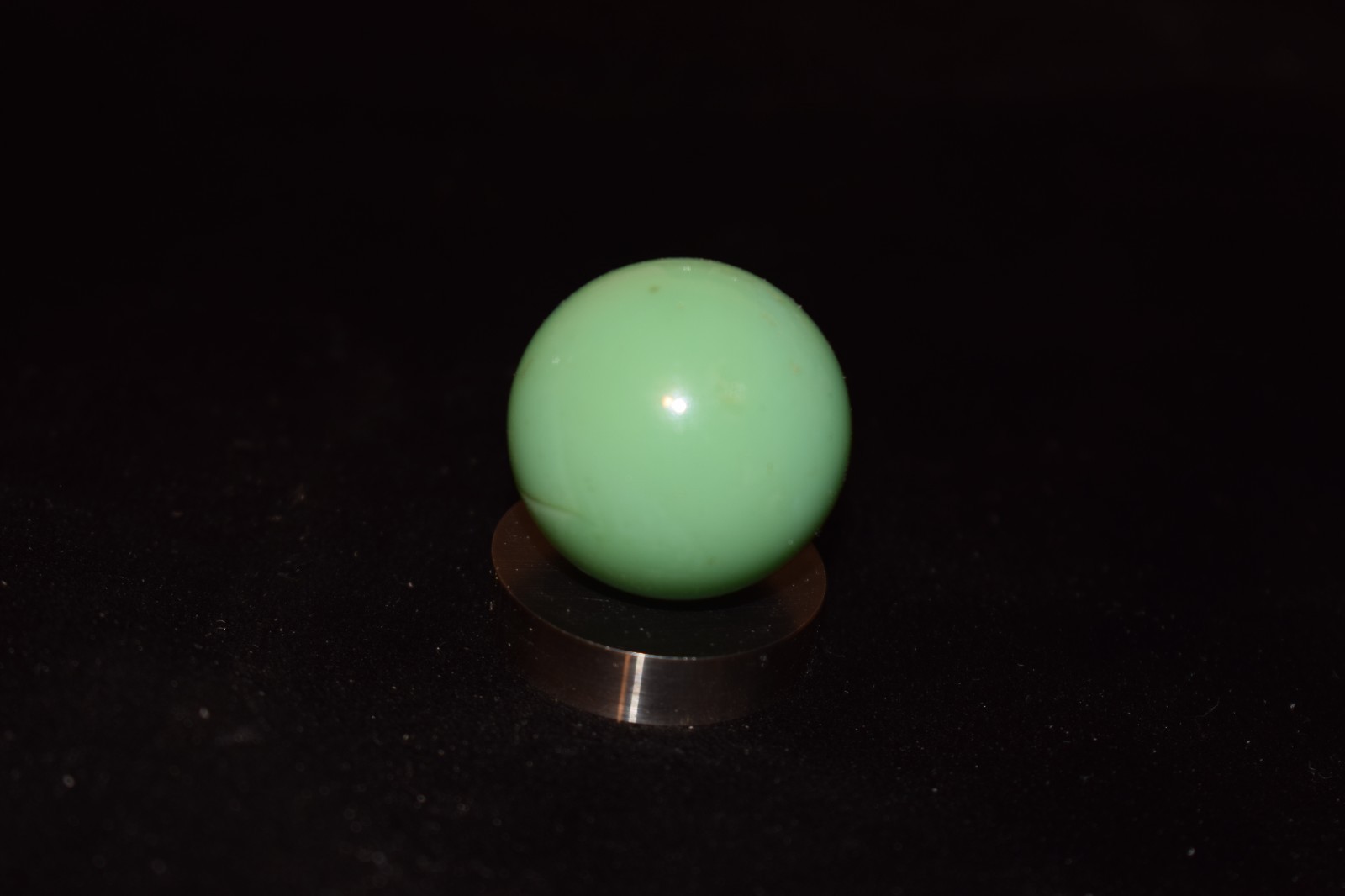 🐦⏩Antique rare 1.00″ M.F. Christensen Imperial Jade Opaque Transitional Marble