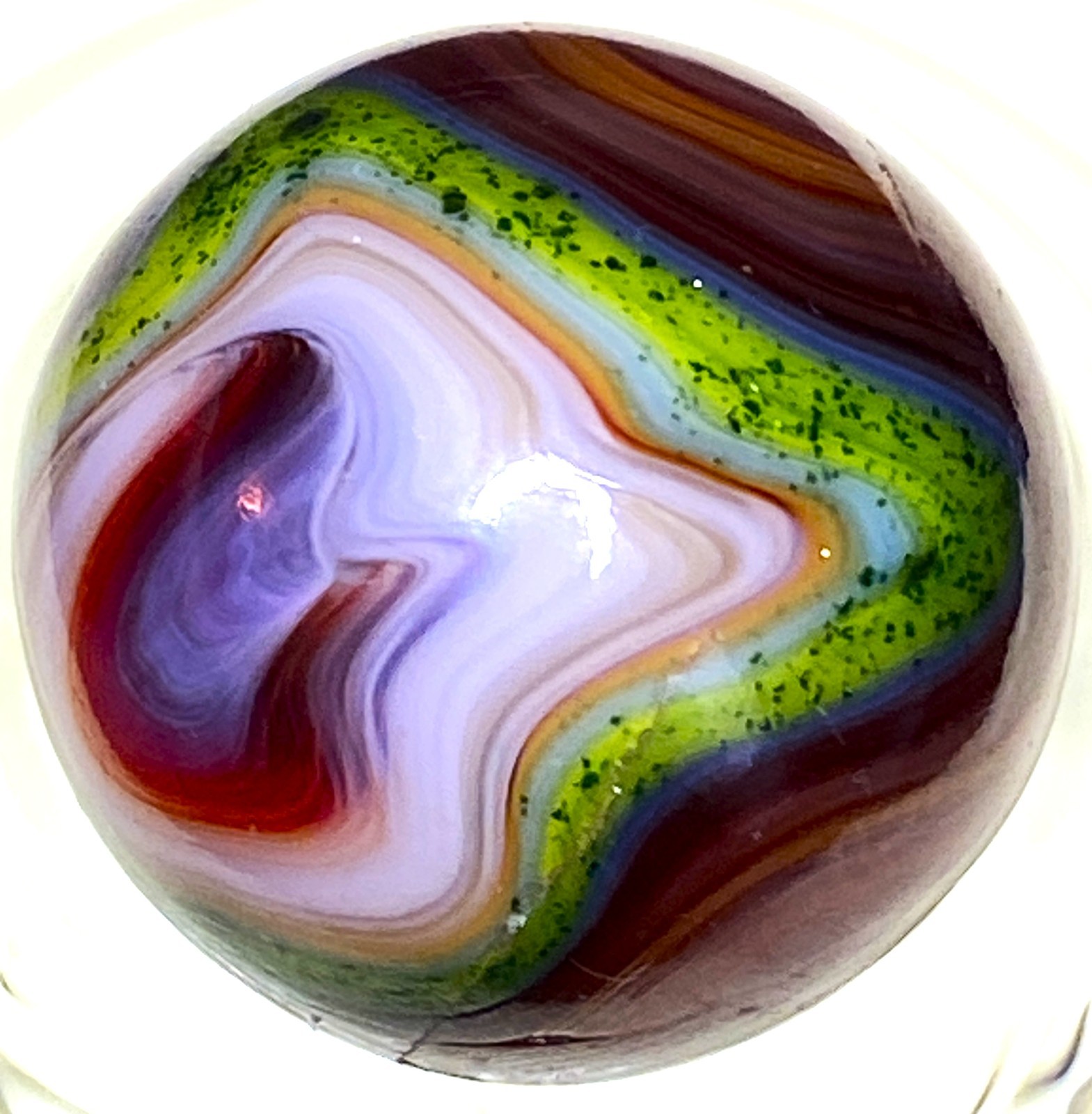 DAS/JABO WOWZERS / UNIQUE LOOKING MARBLE SWIRLED LARGER SHOOTER .79″ BOX03/242