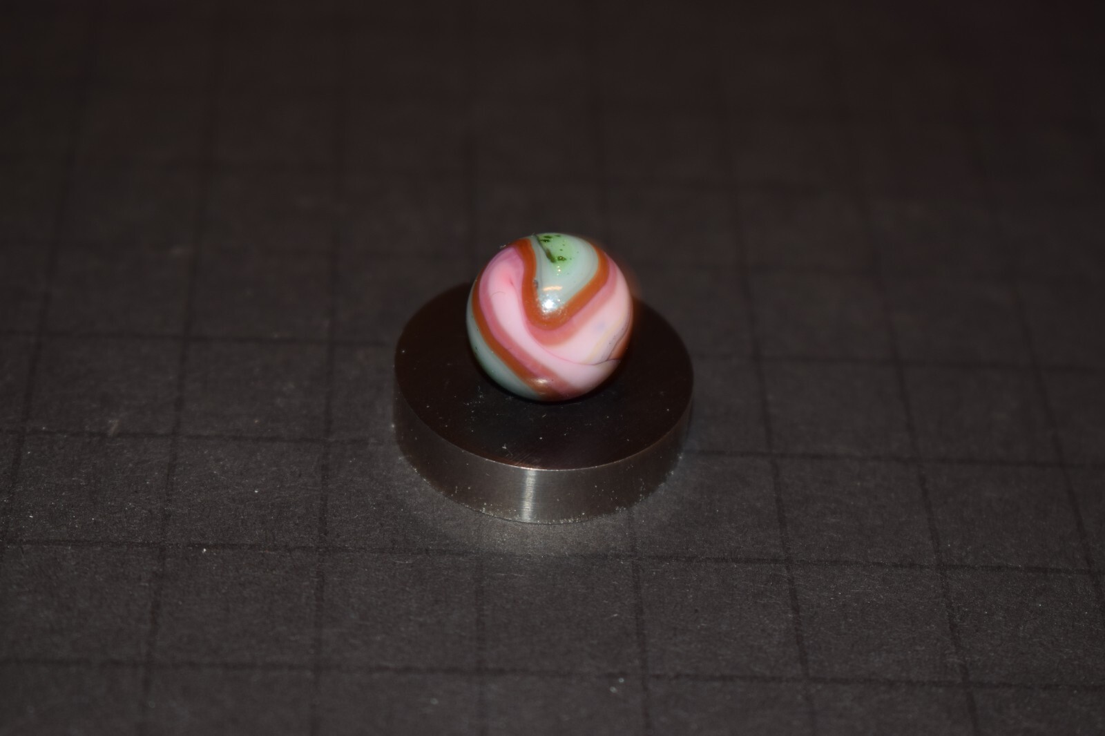 Sammy’s Mountain Spring Edition Run Swirl Toy Marble Size .546″=35/64″=14mm MINT