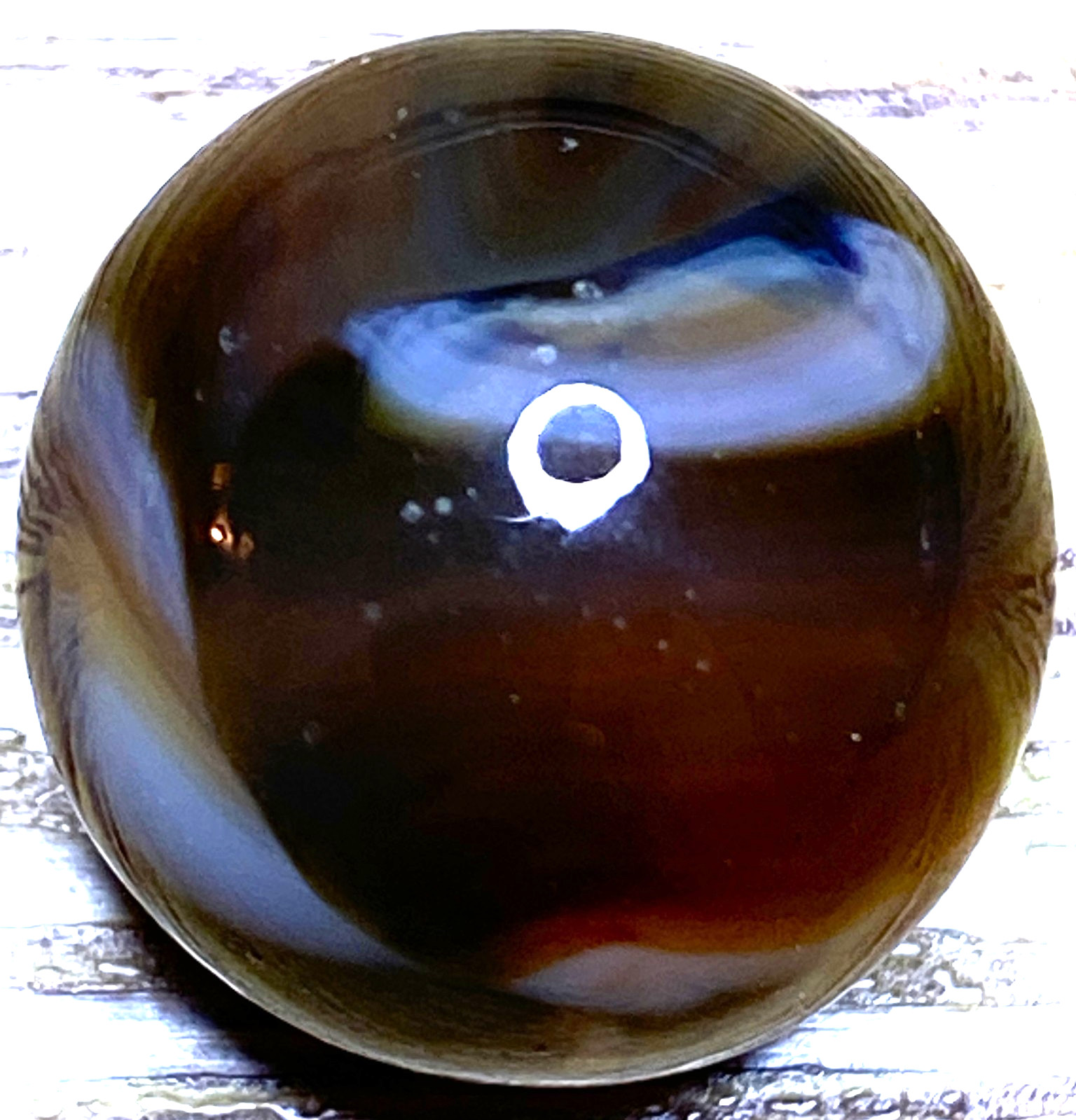 DAS/JABO/AKRO/VITRO ? UNUSUAL COLORS AND SIZE SWIRLED SHOOTER .69″ BOX03/276