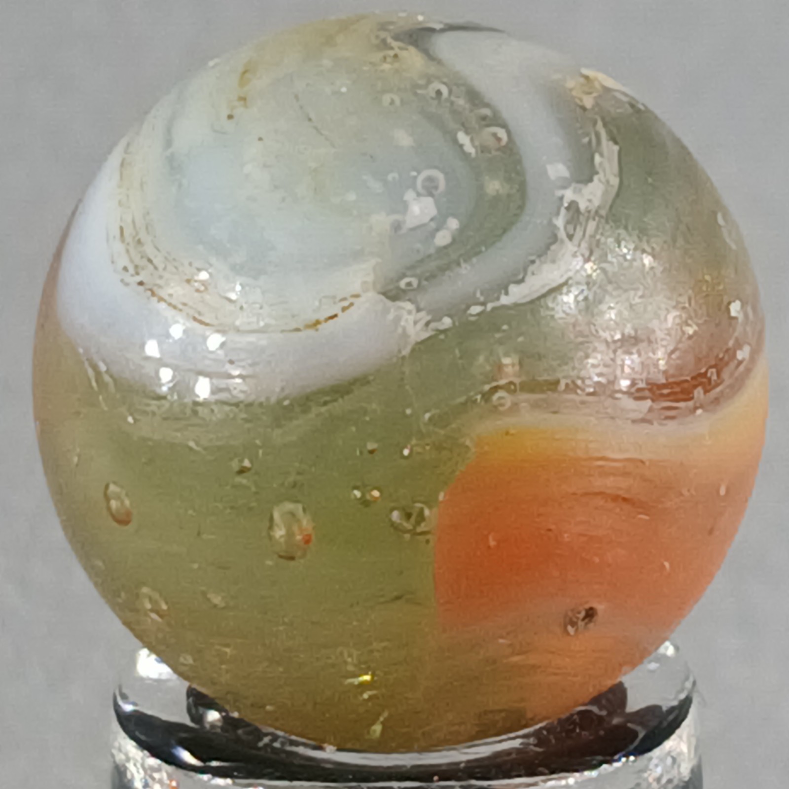 Vintage Vitro Conqueror Marble .61 Inches Near-Mint Condition Combined Shipping