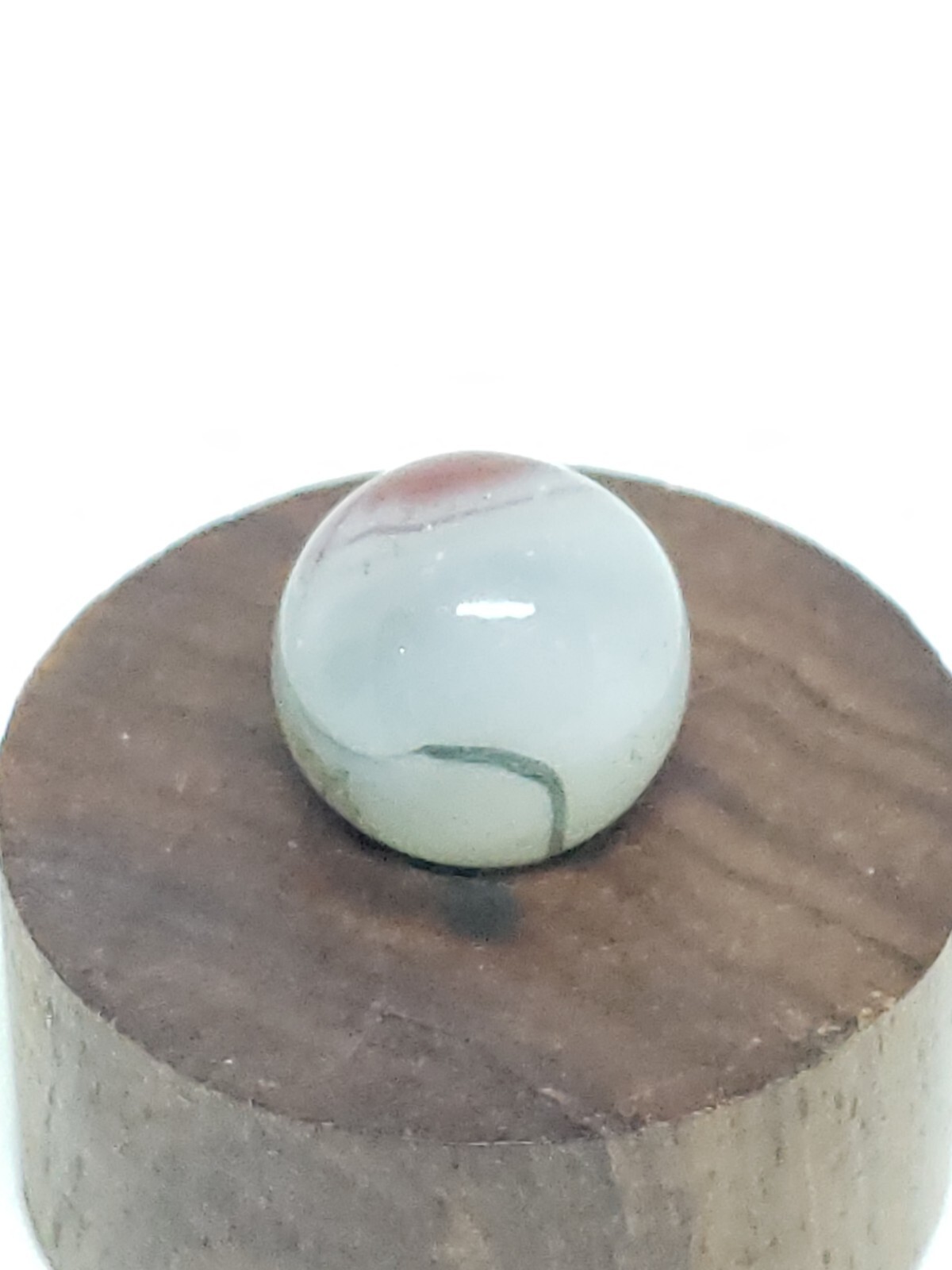 Heart Marble 1/2 ” Estate Find