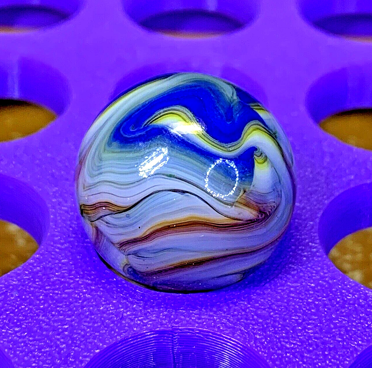 DAS/JABO/WV BEAUTIFUL BANDS / FLAMES PSYCHEDELIC SWIRLS SHOOTER .73″ 9B/19