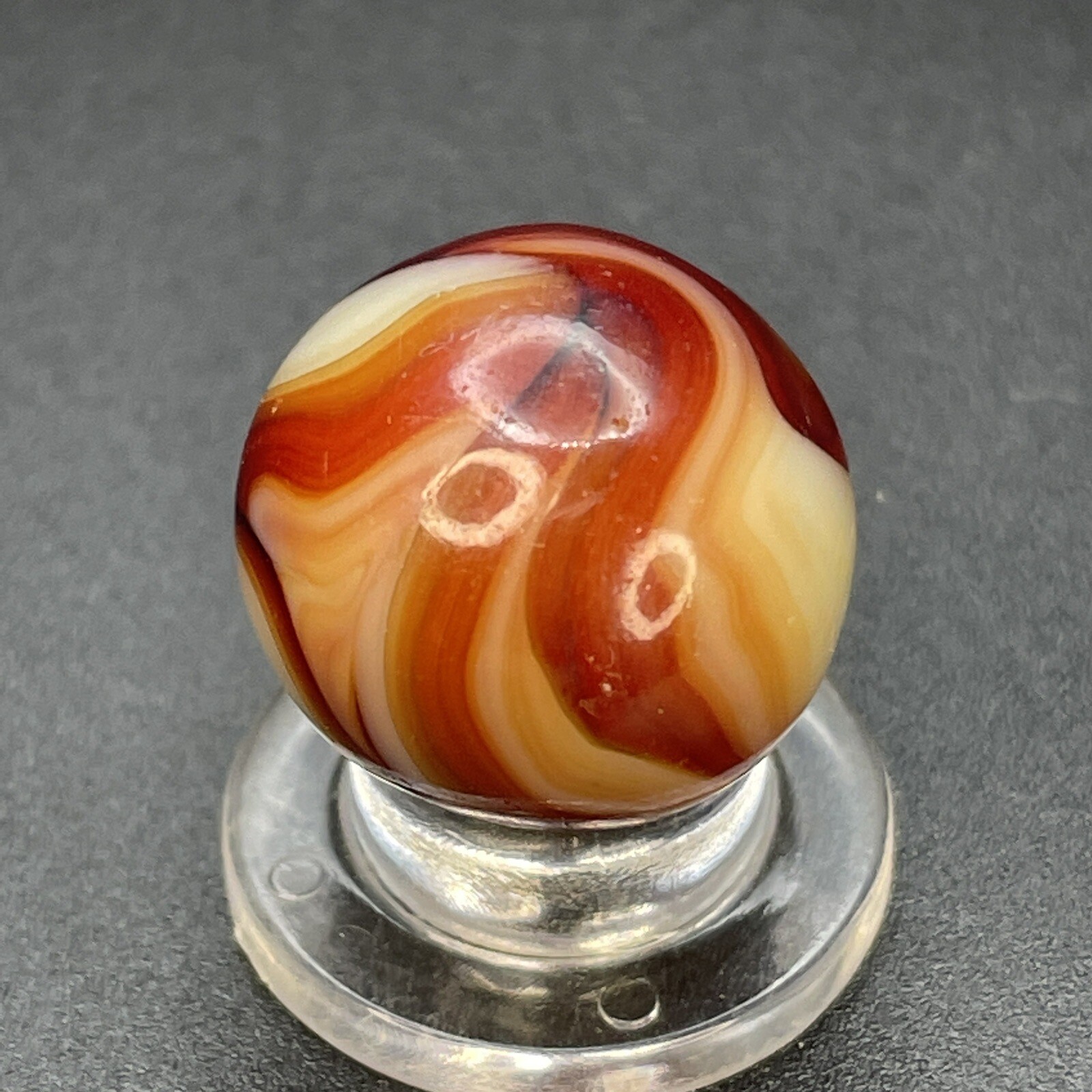 Alley or Champion Swirl Marble Other Swirl Mystery Vintage Marbles 0.629”