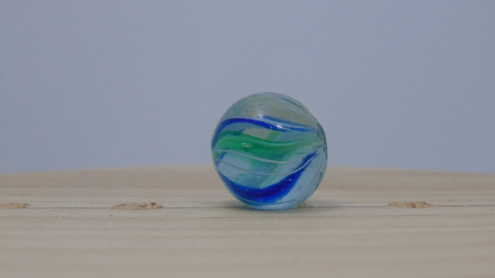 Divided Core Swirl German Marble Mint