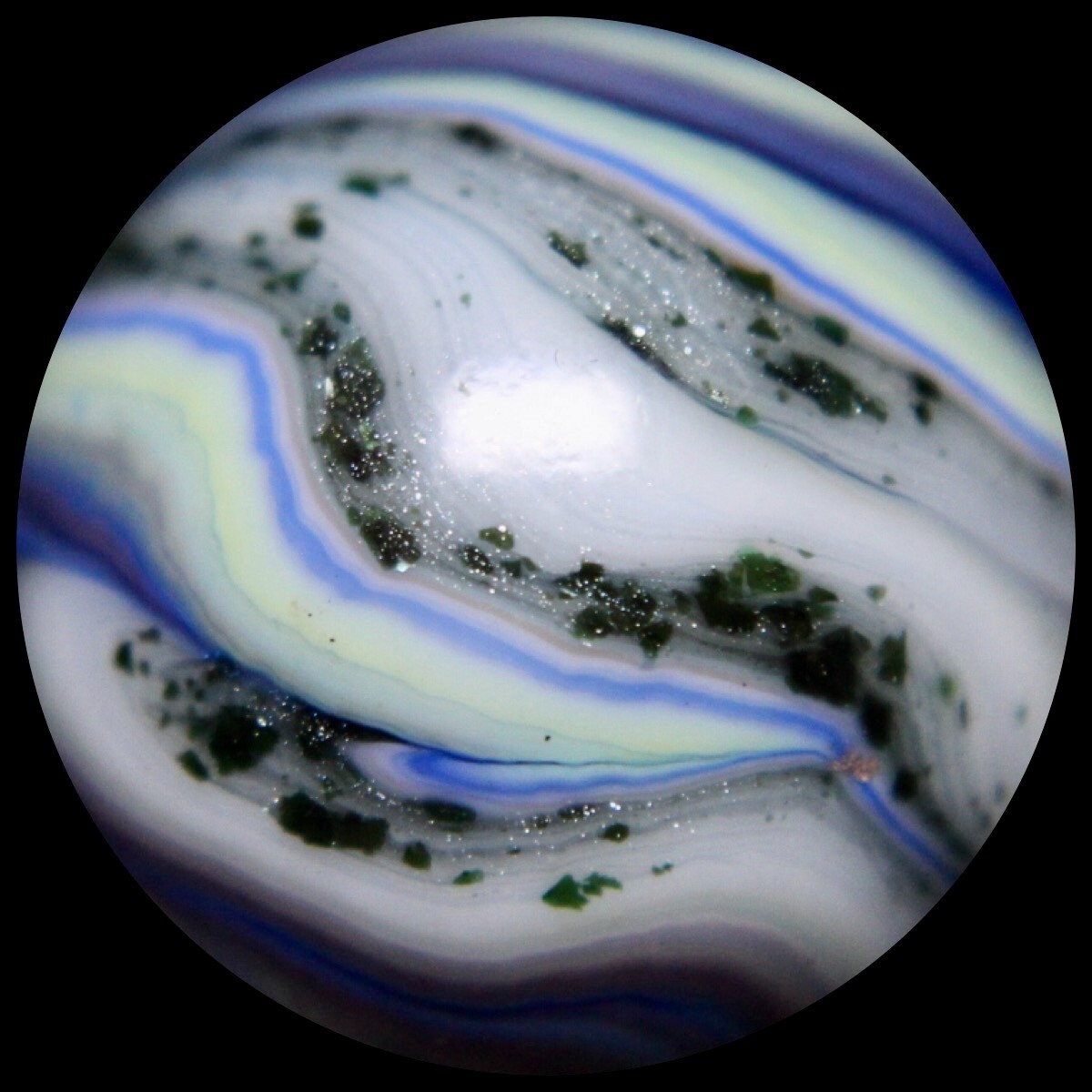 JABO Premium Opaque Marble Collector Series: Lavender Mica Watercolor
