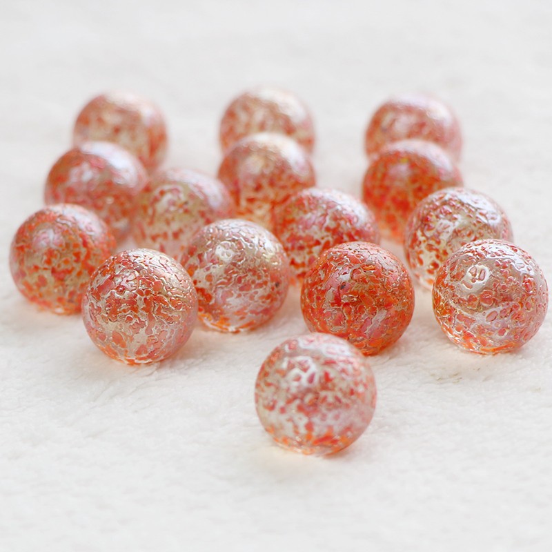 16/25mm Sesame Glass Marbles Beads Vase Filler Aquarium Gravel DIY Craft Decor