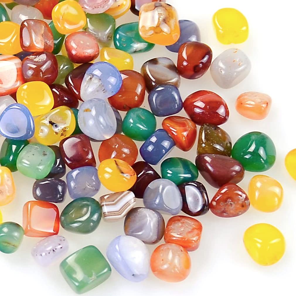 KINGOU Replacement Mancala Stones Small, Mixed Colored,variety of Colors