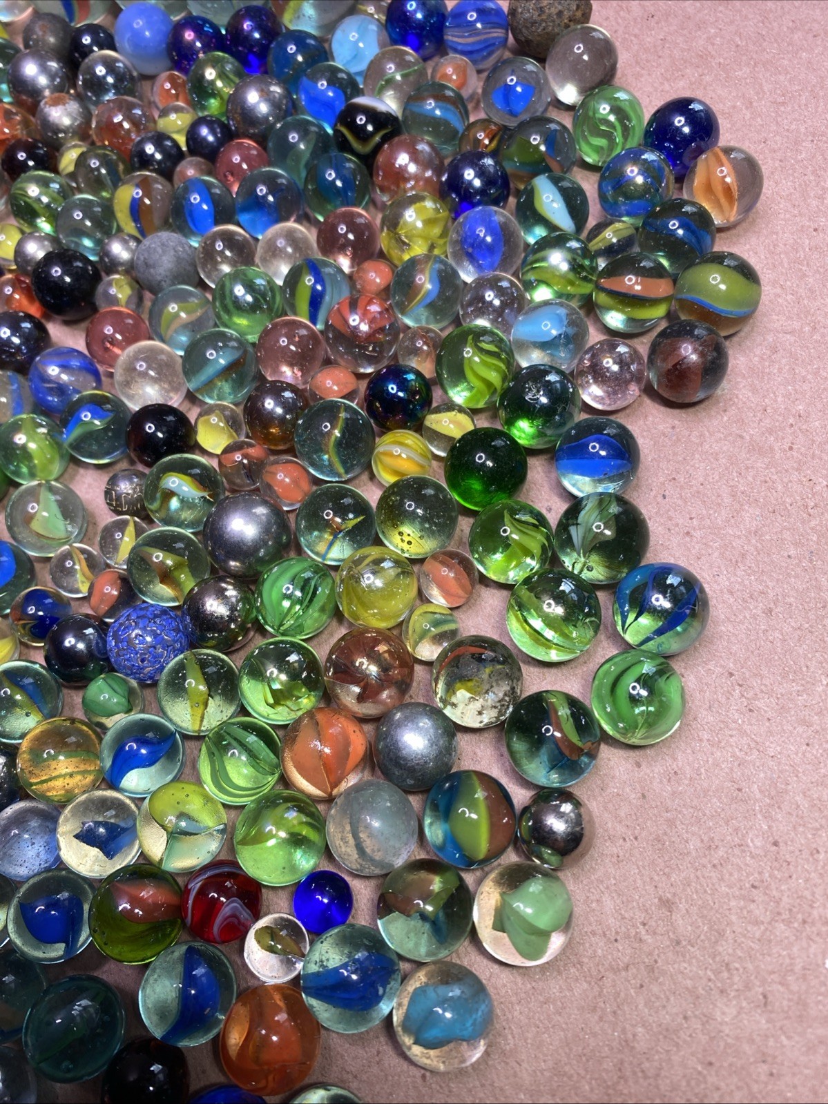 Vintage Marbles Assorted Lot (350 Pieces)