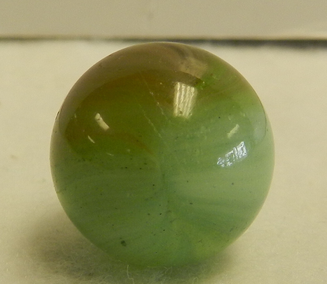19261m Vintage Master Marble / Master Glass Sunburst Marble .70 Inches Near Mint
