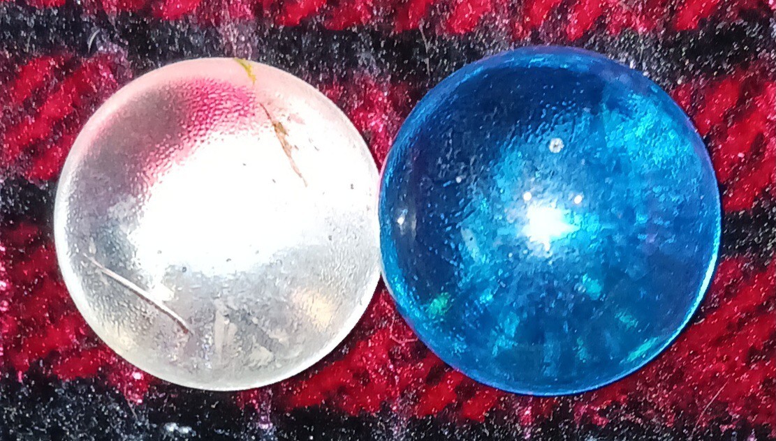 Unbranded Vintage Mixed Marbles Lot Of 7 Pcs Collectible Glass