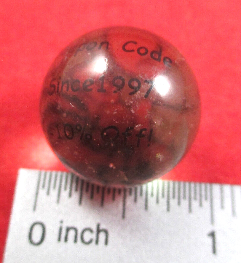 LAND OF MARBLES TRADE MARK MARBLE Color COLLECTOR ADVERTISING COUPON 10%