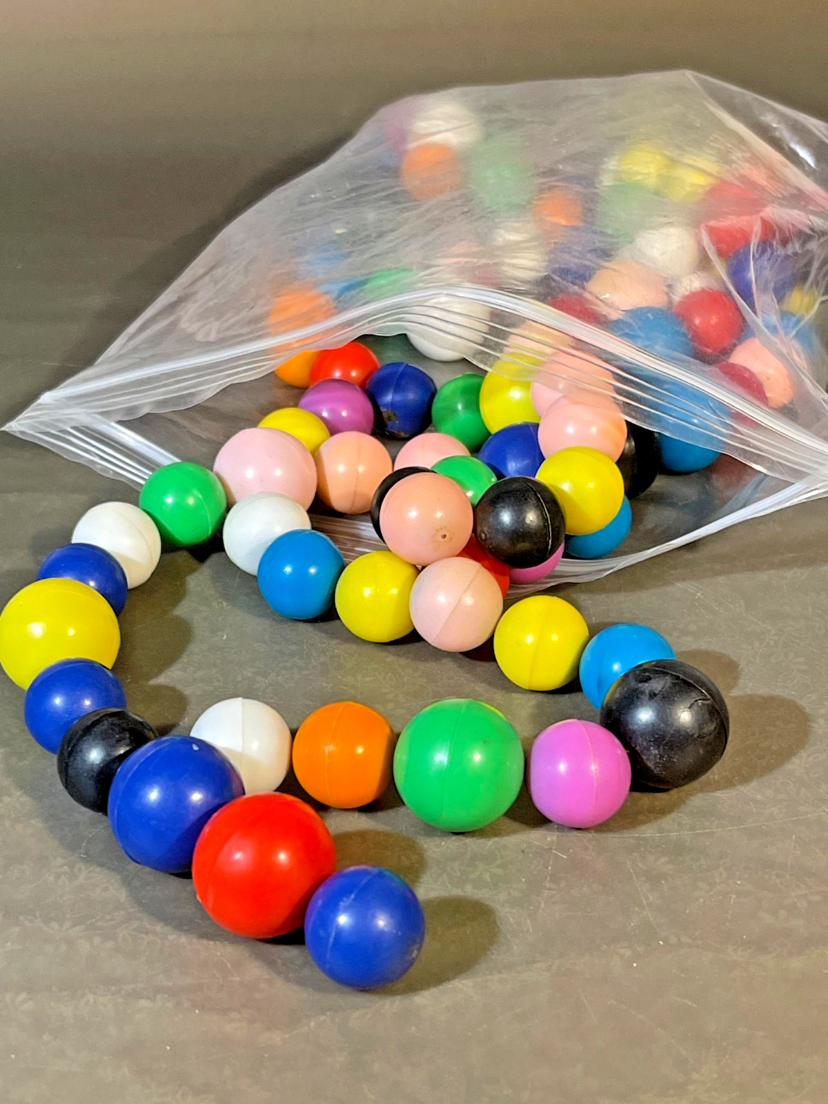 Lot of 95 Asst. Magnetic Marbles (#1894)