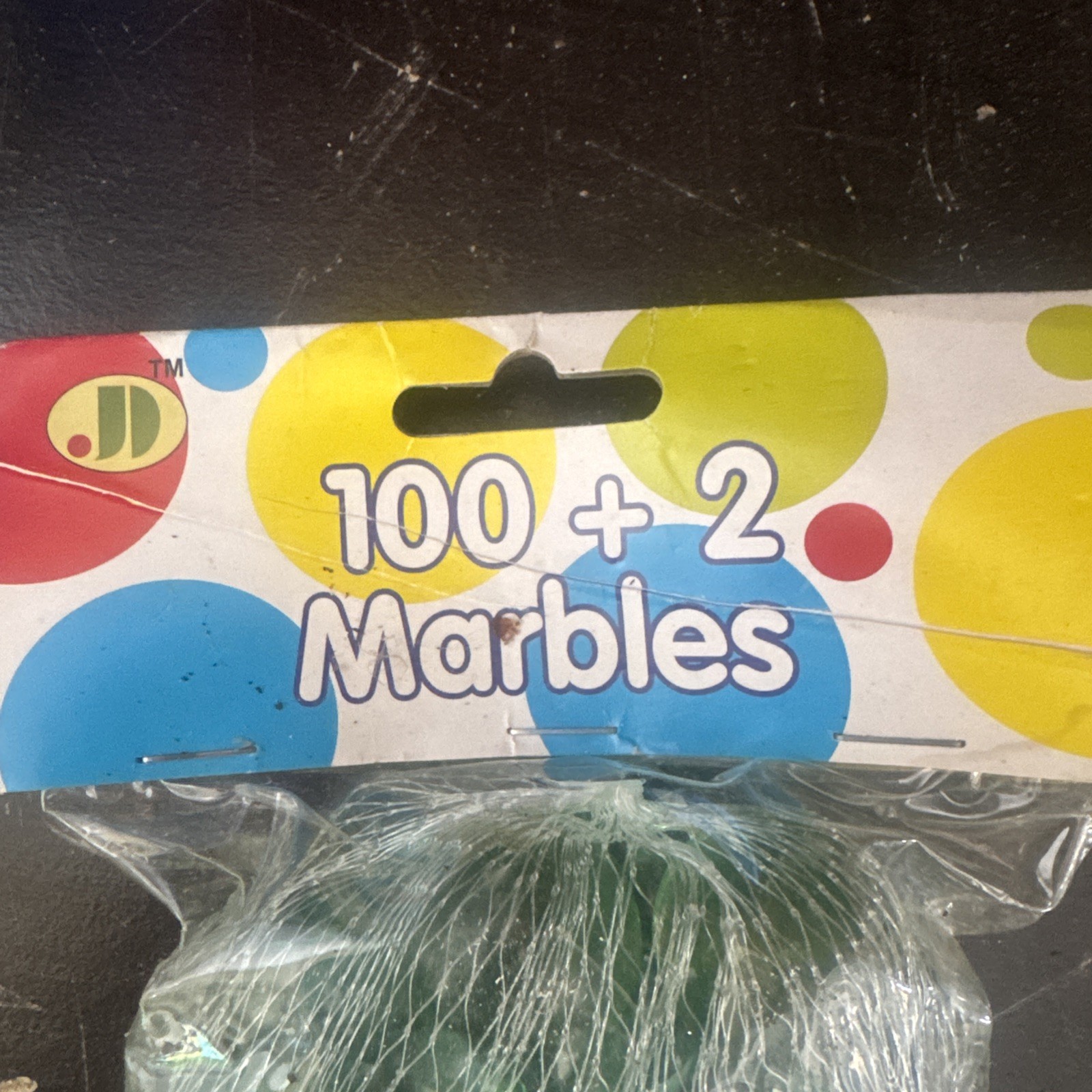 Bag of 100 Vintage Cat’s Eye Glass Marbles Mixed Color Lot No Barcode on Bags
