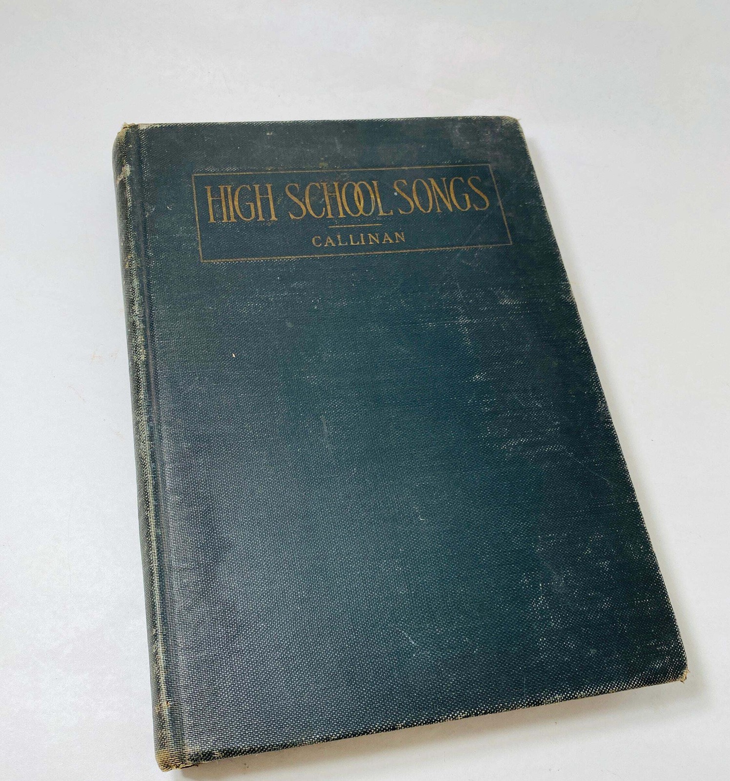 Vintage 1917 Songbook High School Songs & History of Music by Callinan music boo