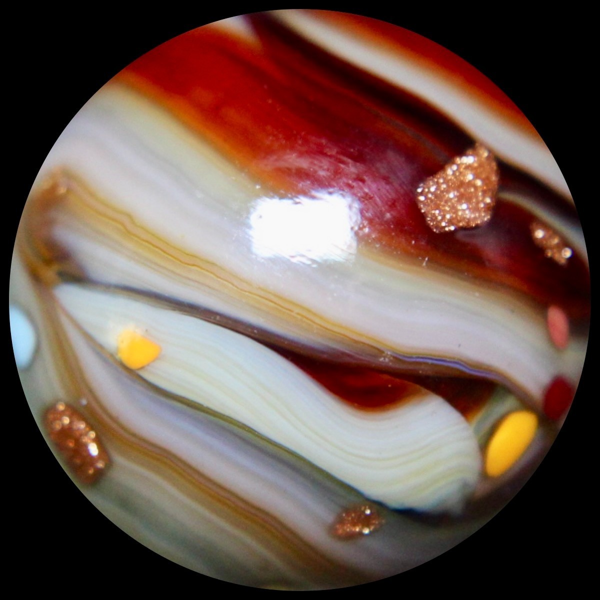 JABO Christmas 2011 Marble Collector Series: Rare Carmel Lutz Guinea
