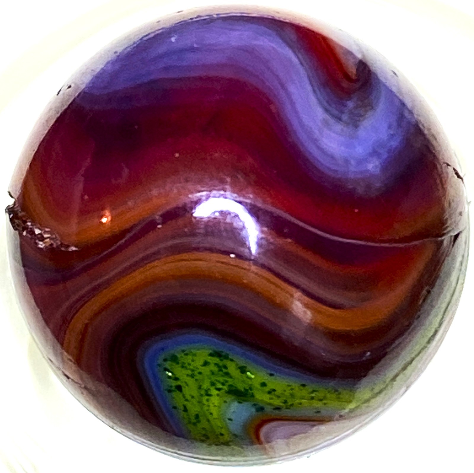 DAS/JABO WOWZERS / UNIQUE LOOKING MARBLE SWIRLED LARGER SHOOTER .79″ BOX03/242