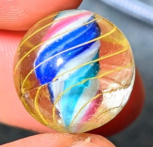23/32″+ Tornado Precision Caged Solid Core German Handmade Marbles As-Made MM