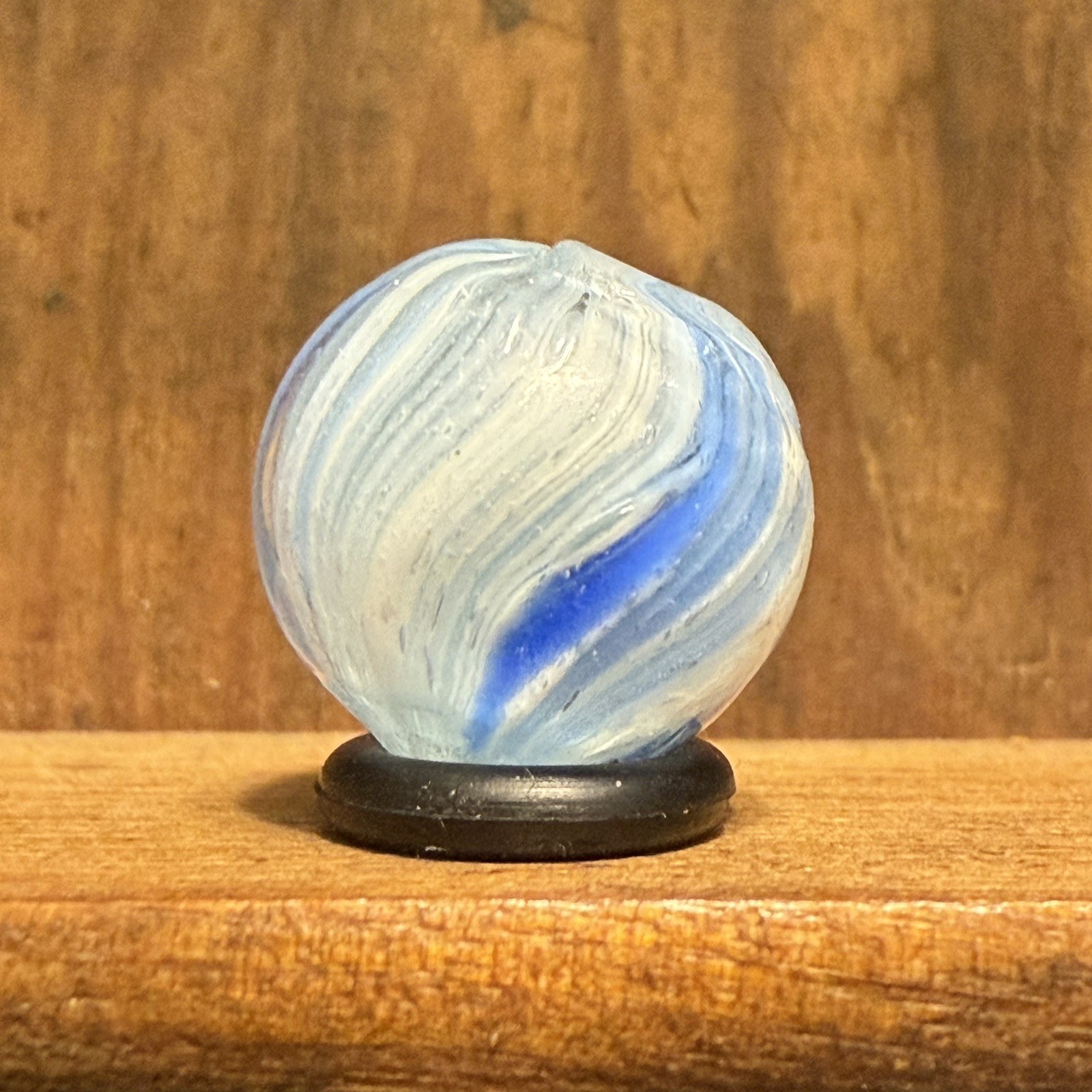 Antique German Handmade Onionskin Marble 17/32” Mint(-) | (180)