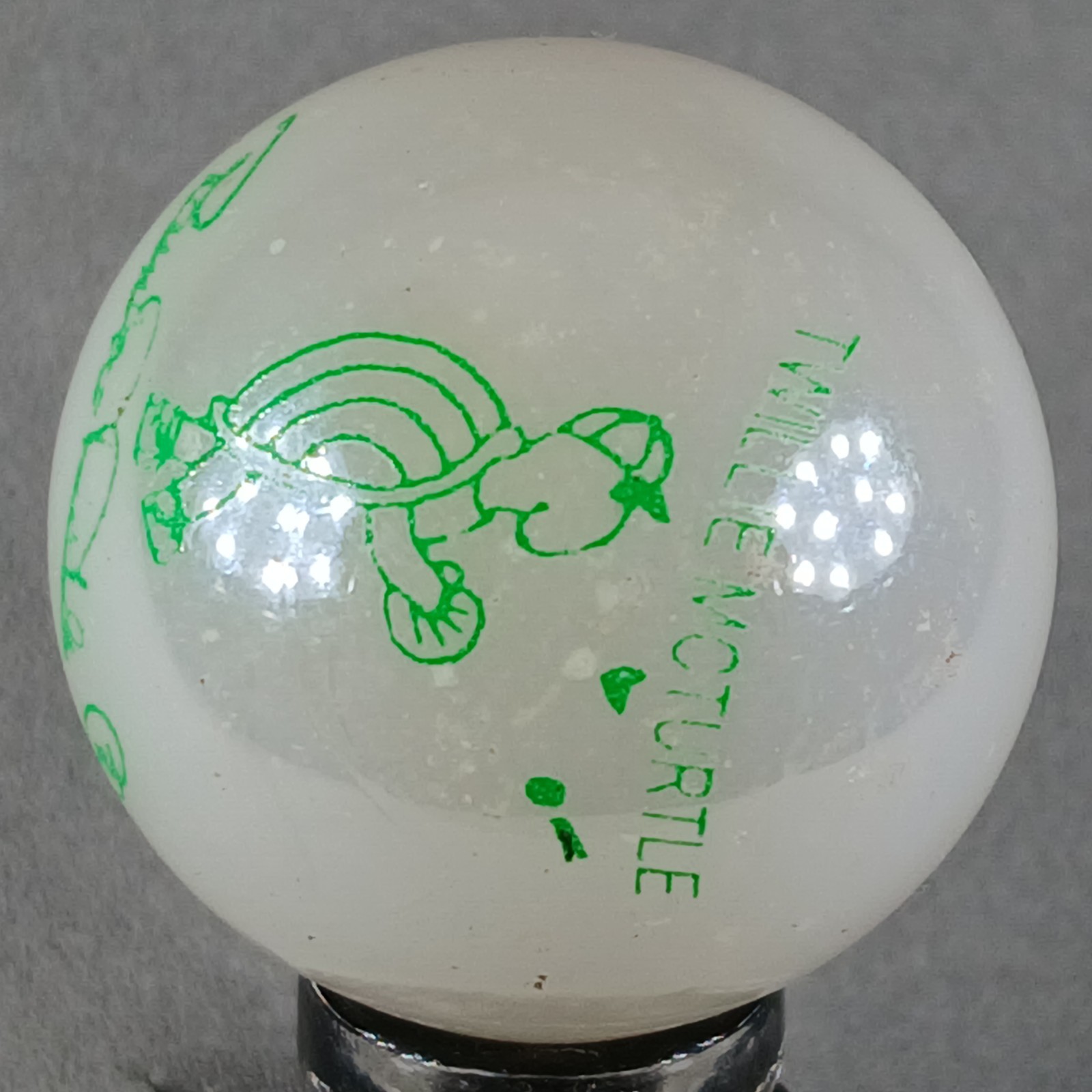 Twillie McTurtle Logo Marble .95 Inches Near-Mint Condition Combined Shipping
