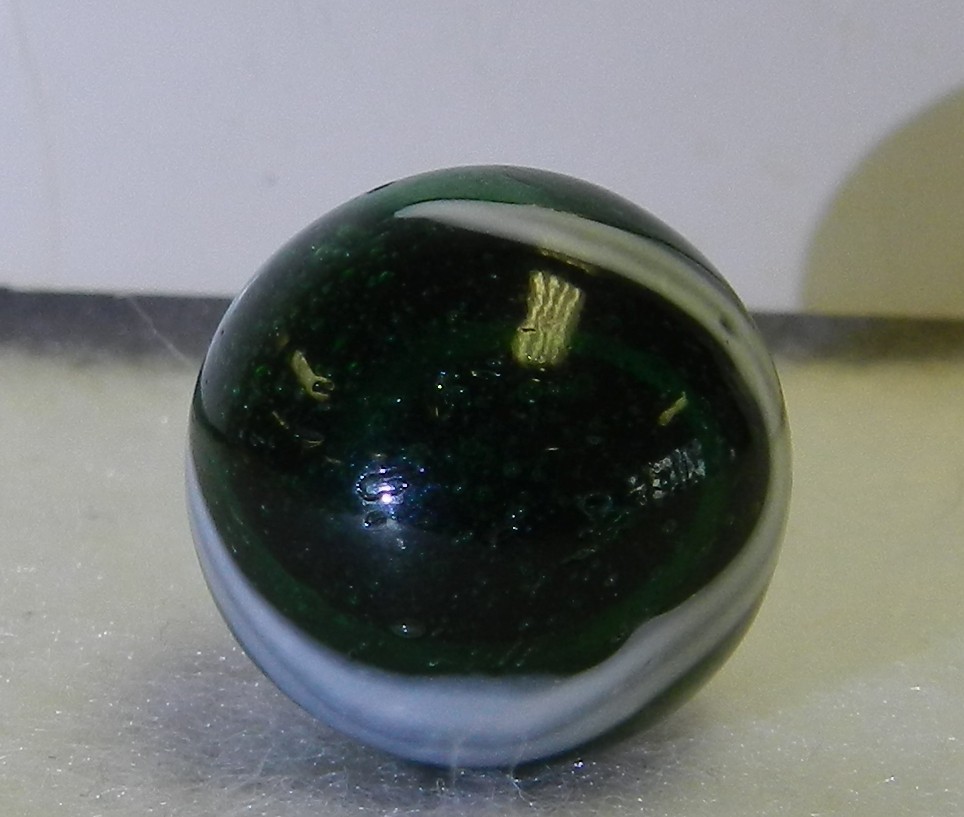 #19860m Vintage Yasuda Glass Transition Transitional Marble .69 Inches Mint —