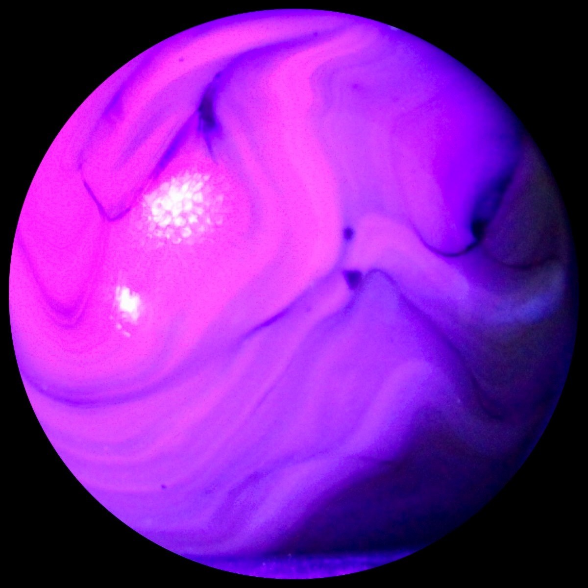 JABO Kokomo Glass Marble Collector Series: Rare KOG Purple & Jade Flames