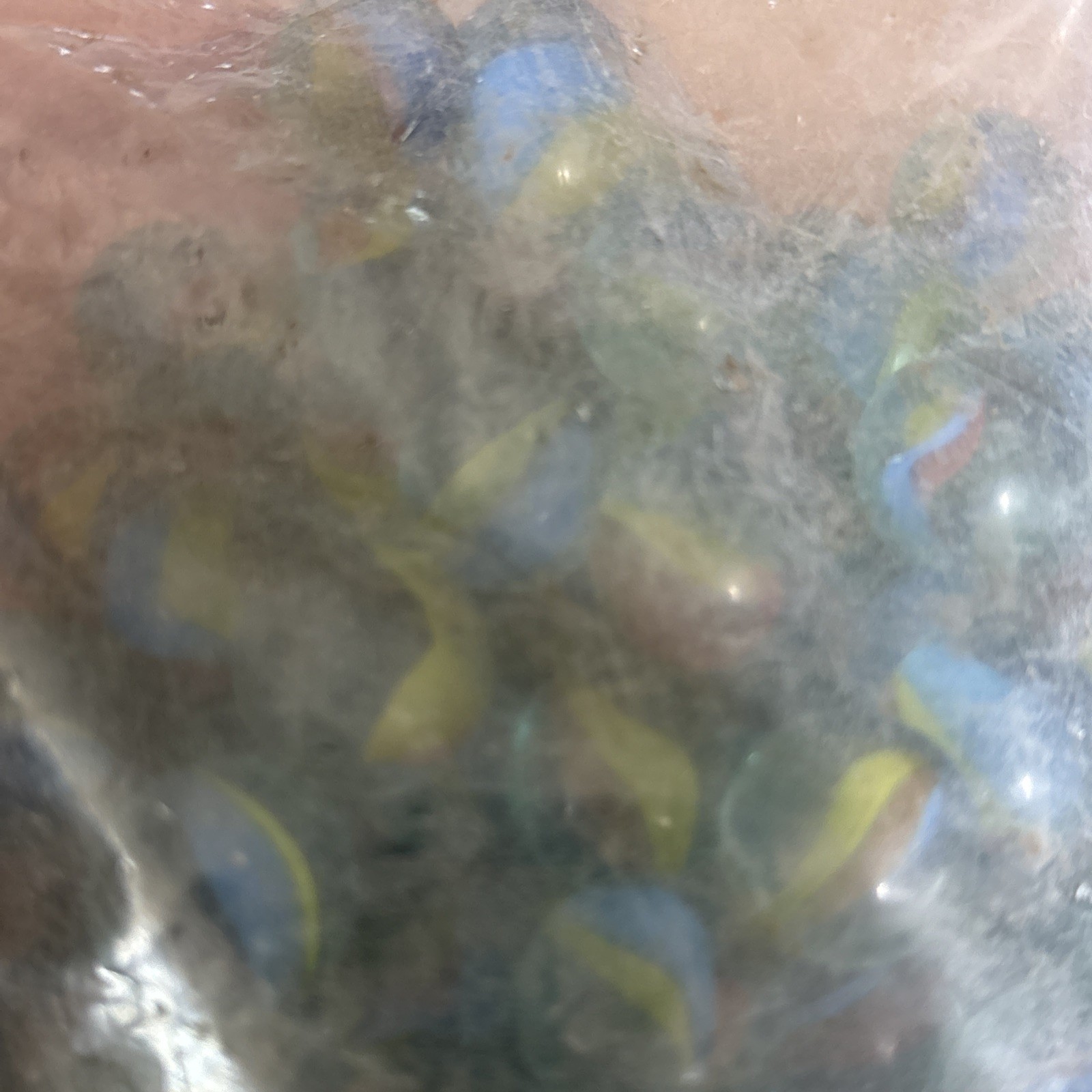 Vintage Old Stock 1991 Bag of Glass Marbles Cat’s Eye UNOPENED NOS AE-91