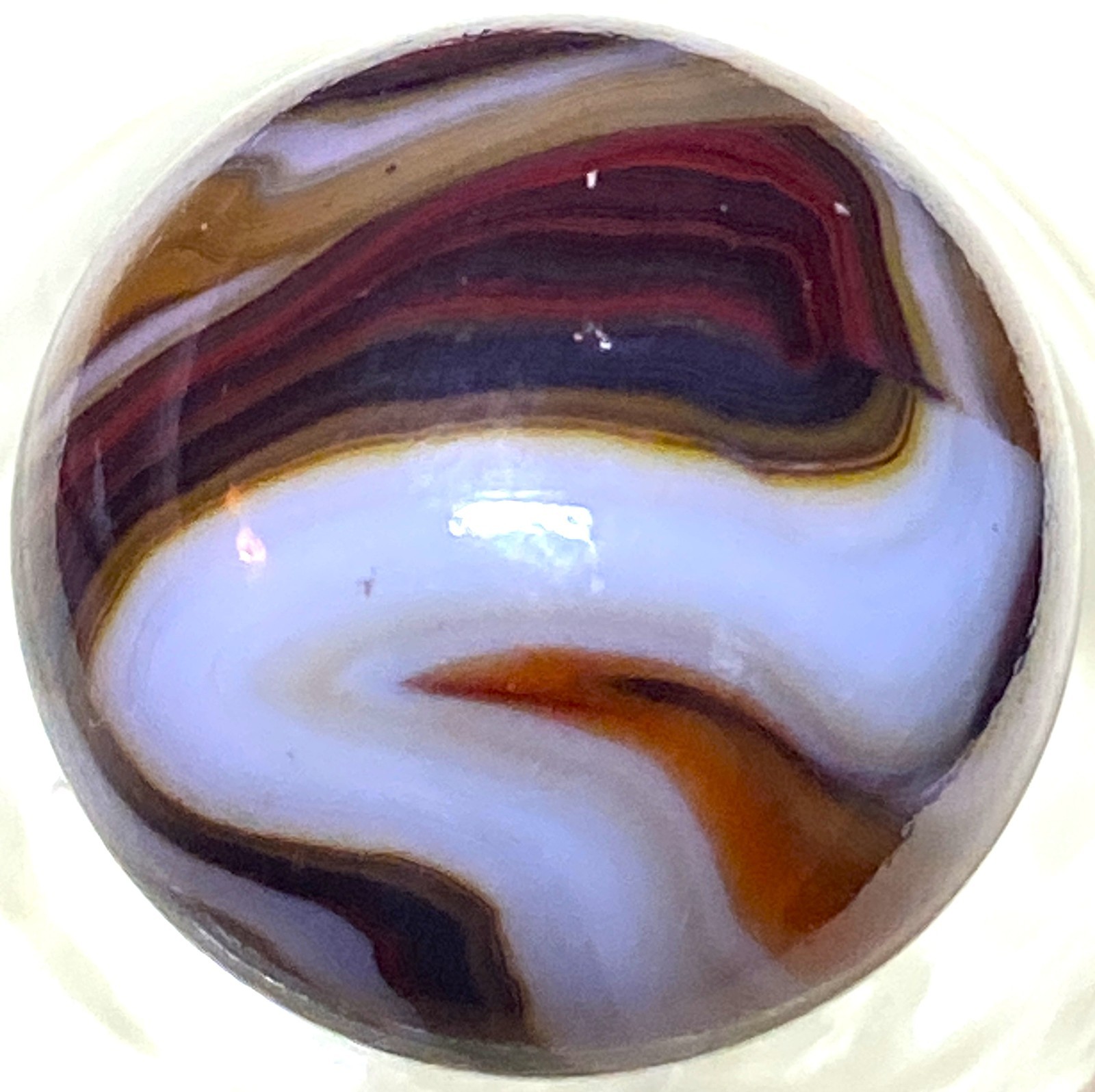 TREMENDOUS / FLAMED OXBLOOD / SWIRLED SHOOTER .74″ MCC162