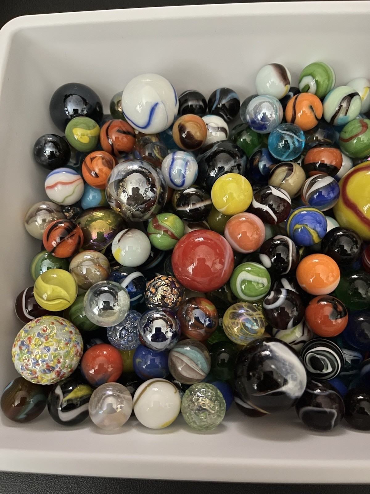 Vintage Marbles Beautiful Over Three Pounds Fast Shipping