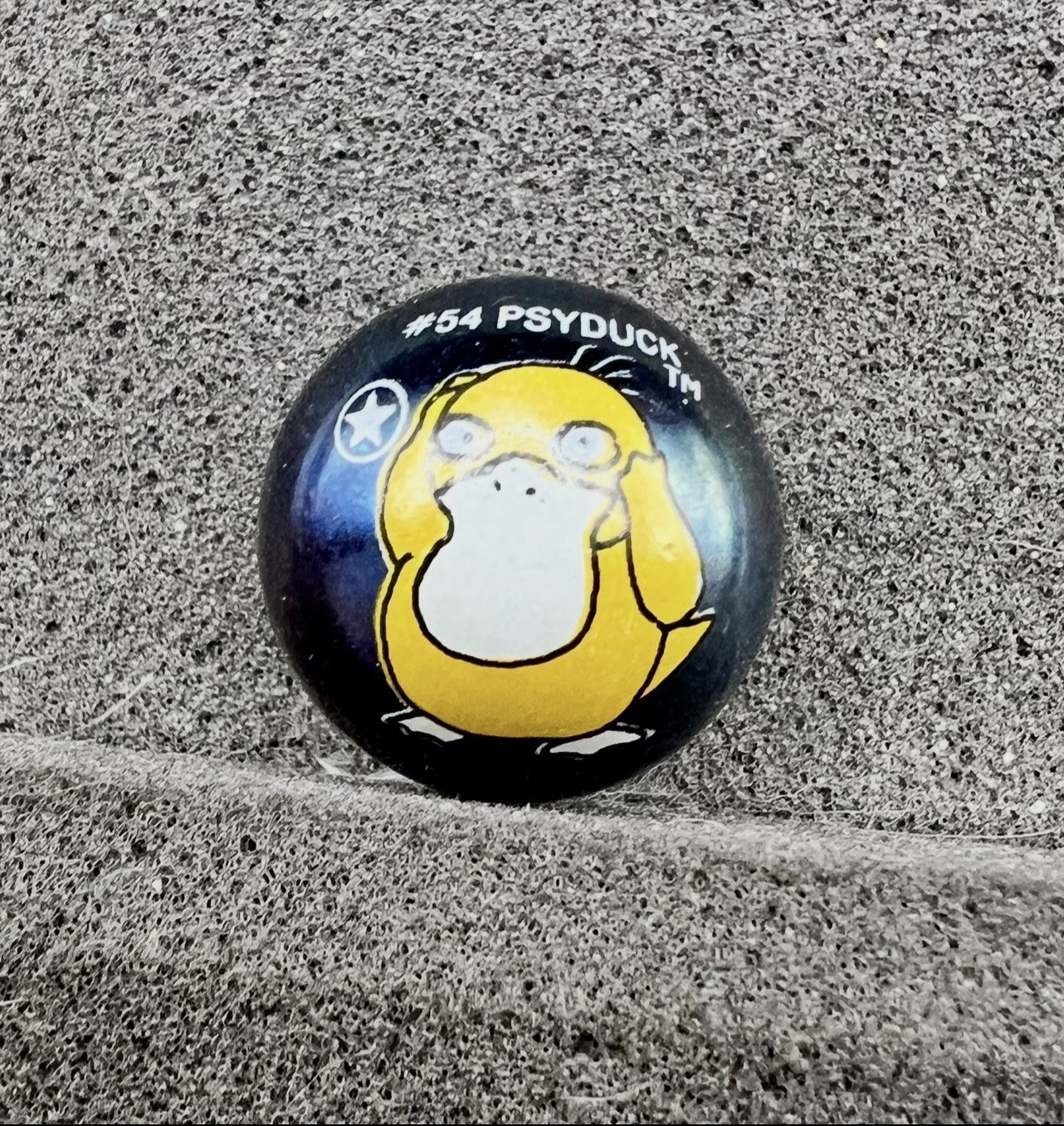 RARE ToyBiz 1st Edition Star Psyduck Pokemon Marble – Holo Holographic