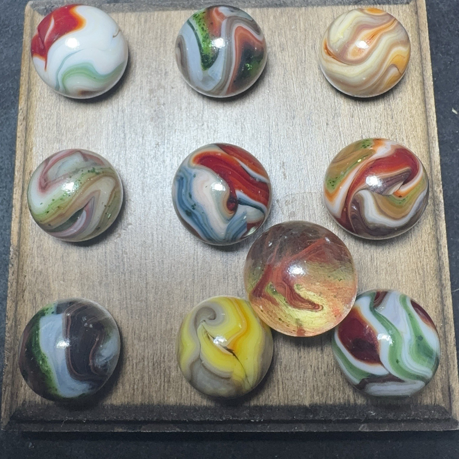 9-JAbo Tribute To Friendship Marbles (3288) One Has A Crease