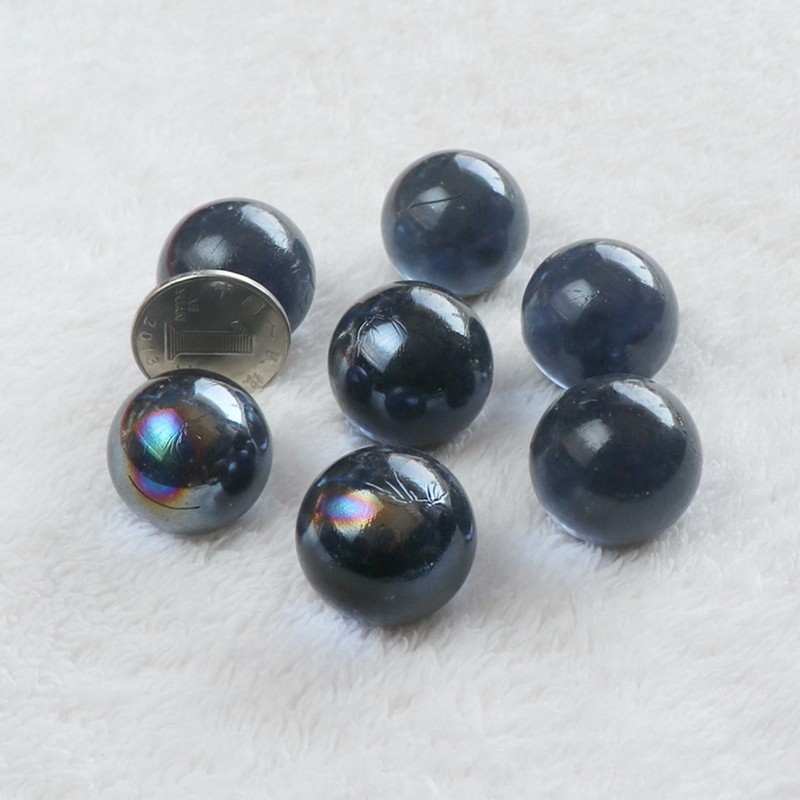25mm Glass Marbles Glass Round Beads Vase Fish Tank Decoration DIY Toy Game
