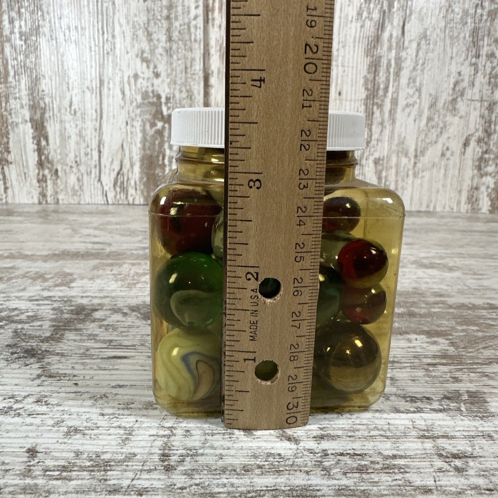Vintage Marbles Moon Marble Company Bonner Springs KS Hand Blown 30 Total