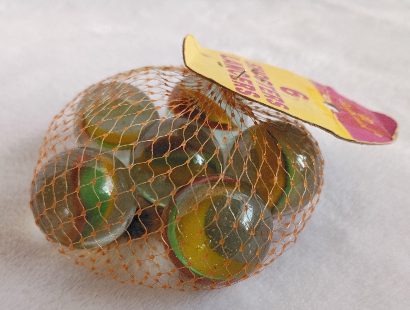New Bag Of Six Marbles Imperial Shooters Lancers Toy Corporation Made in Korea