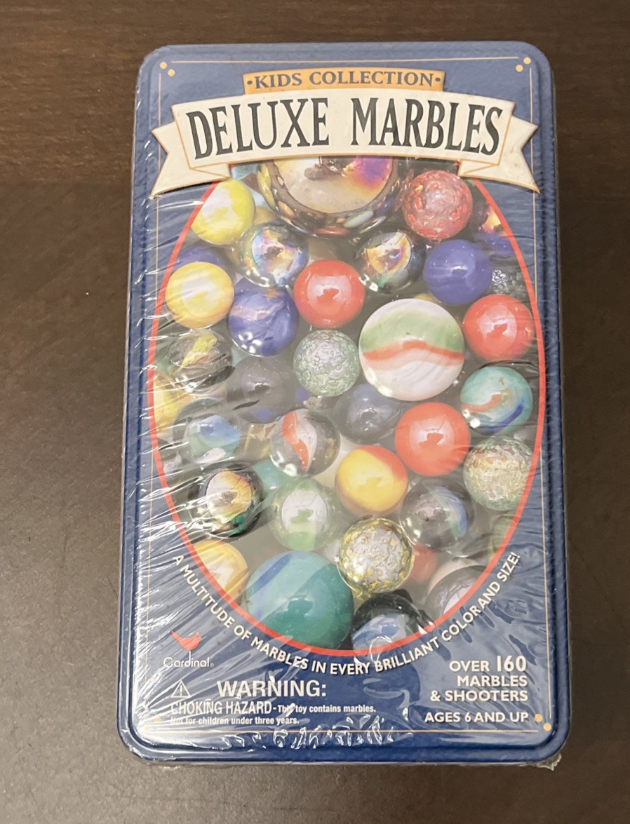 Kids Collection 2001 Deluxe Marbles Over 160 Cardinal Industries – Sealed