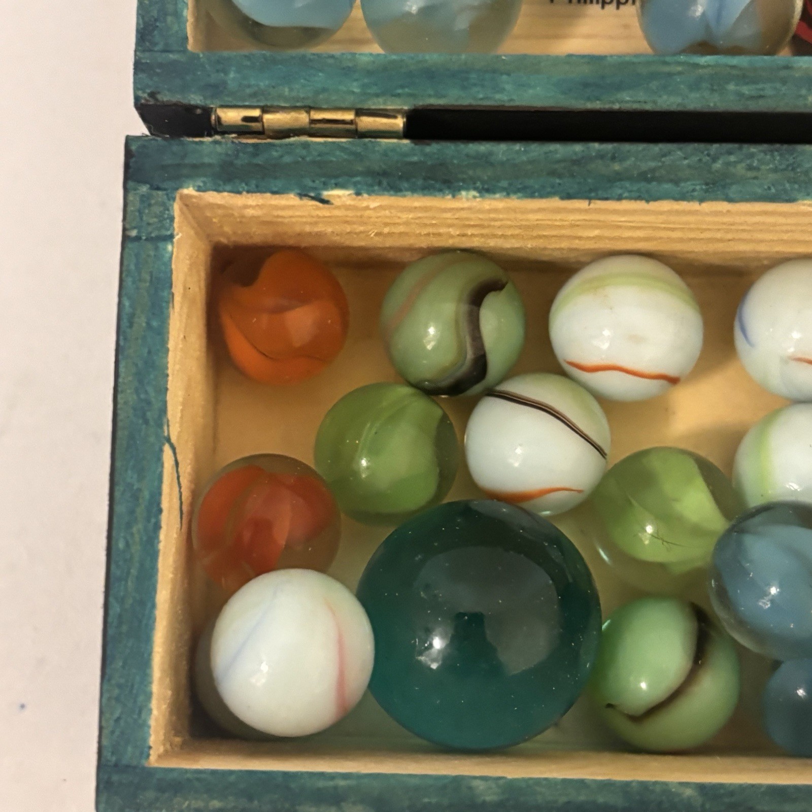 Vintage Cats Eye and other vintage Marbles Assorted Colors & Swirls – 37 Pieces