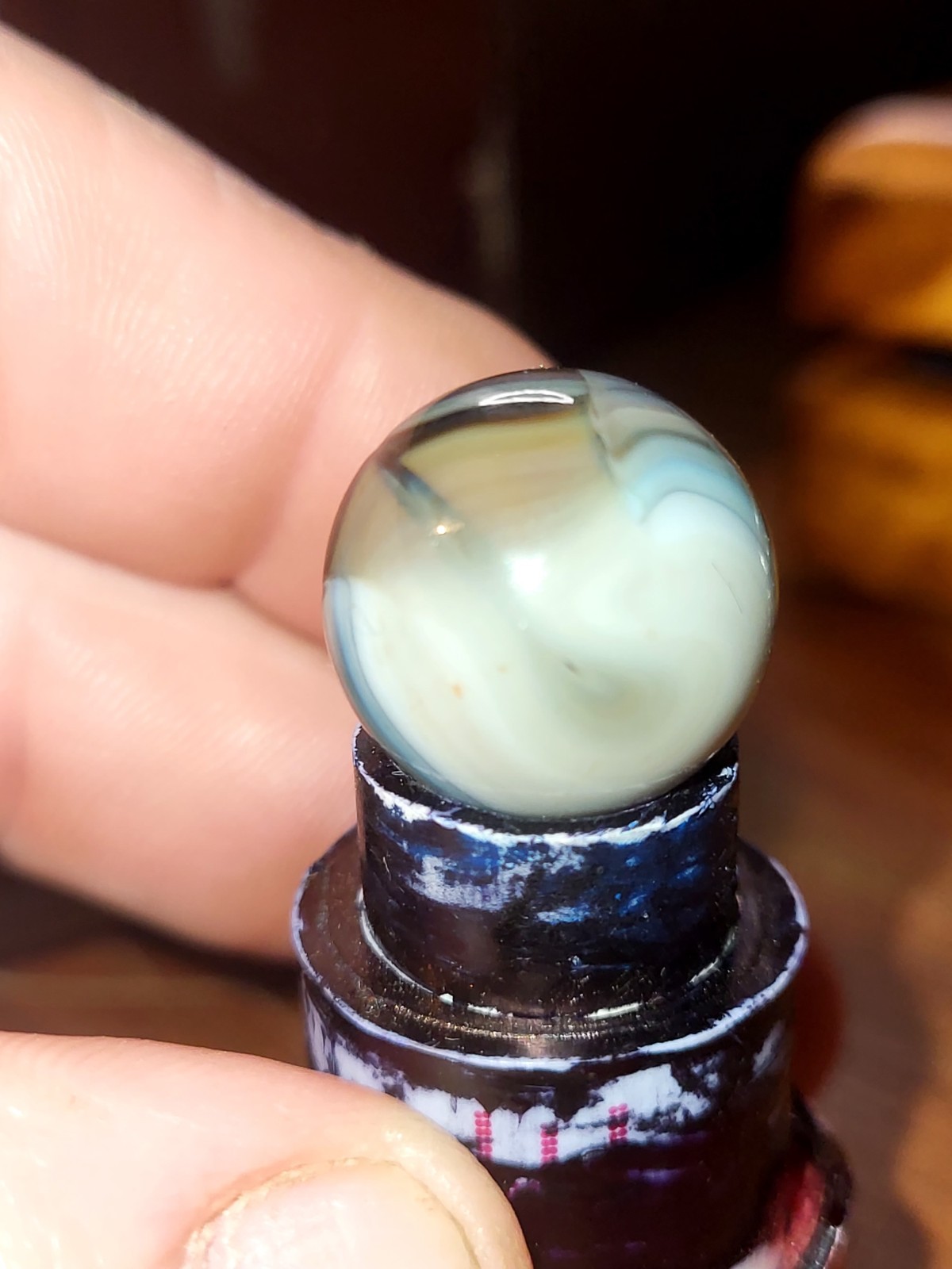Vintage Marble Cac? 2 Seam Line Multi Color