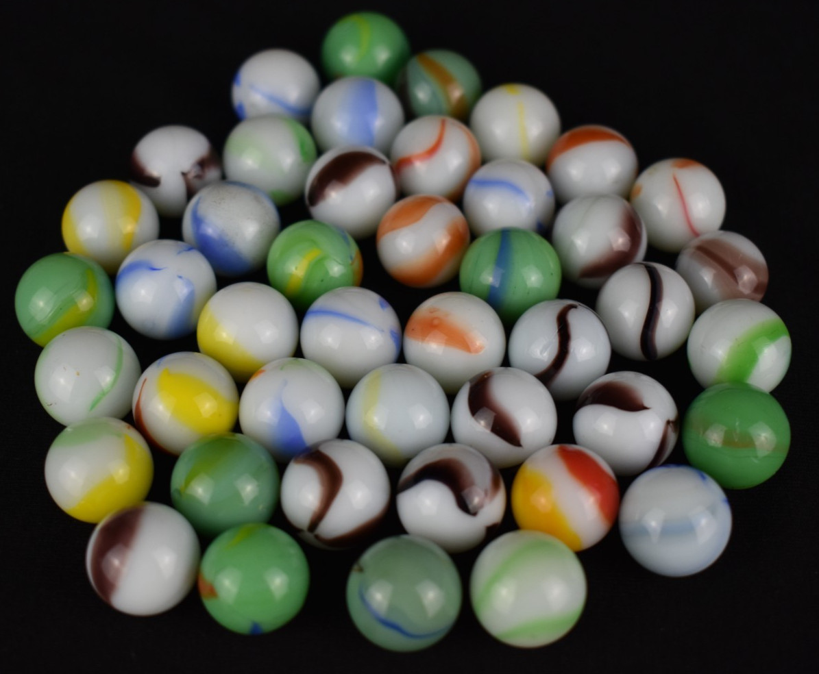 Vintage Marble Lot – Master, Vitro, Marble King + Antique Ball Perfect Mason Jar
