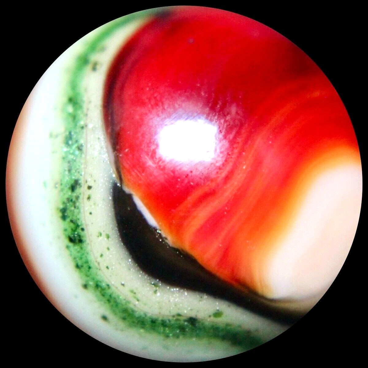 JABO Joker 1 Marble Collector Series: Ruby Red & Aventurine
